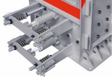 Особенности роторных дробилок. Ударогасящие пружины - МКЗ №1